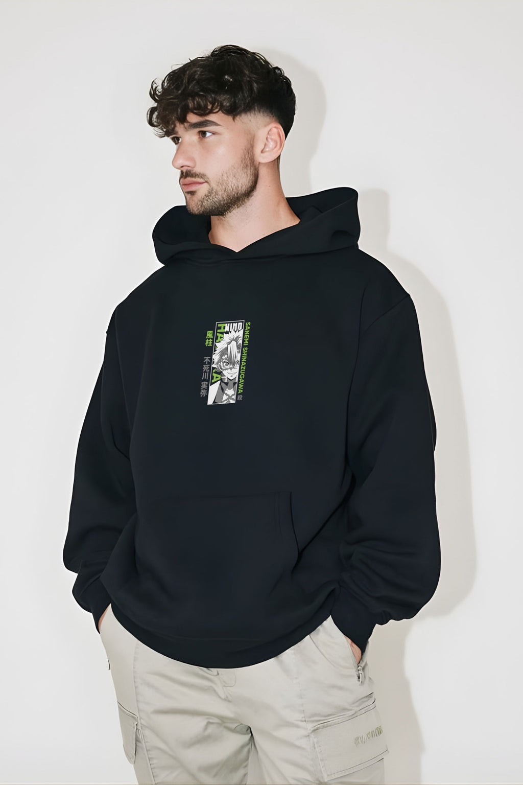 Demon Slayer Sanemi Shinazugawa Oversized Hoodie