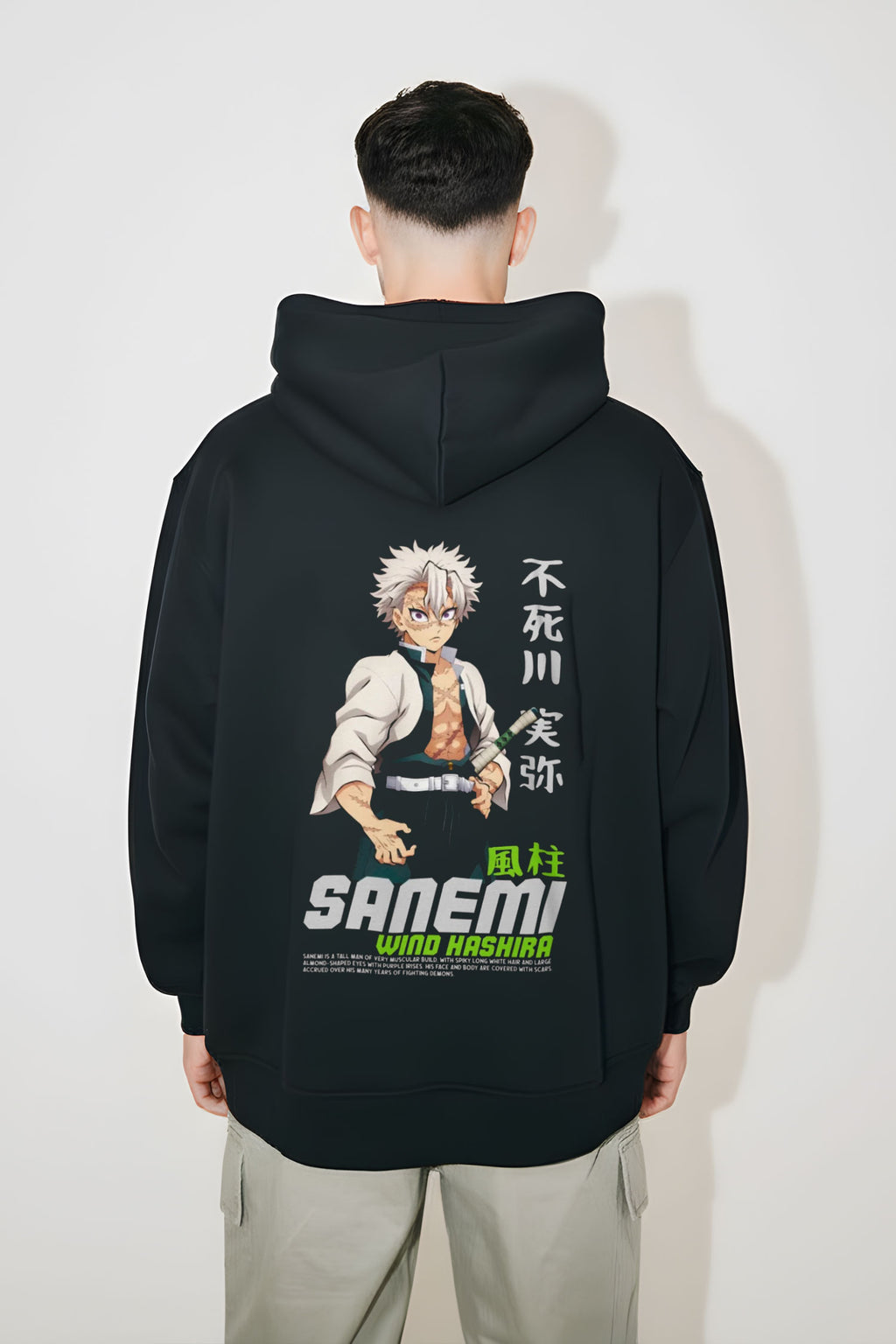 Demon Slayer Sanemi Shinazugawa Oversized Hoodie