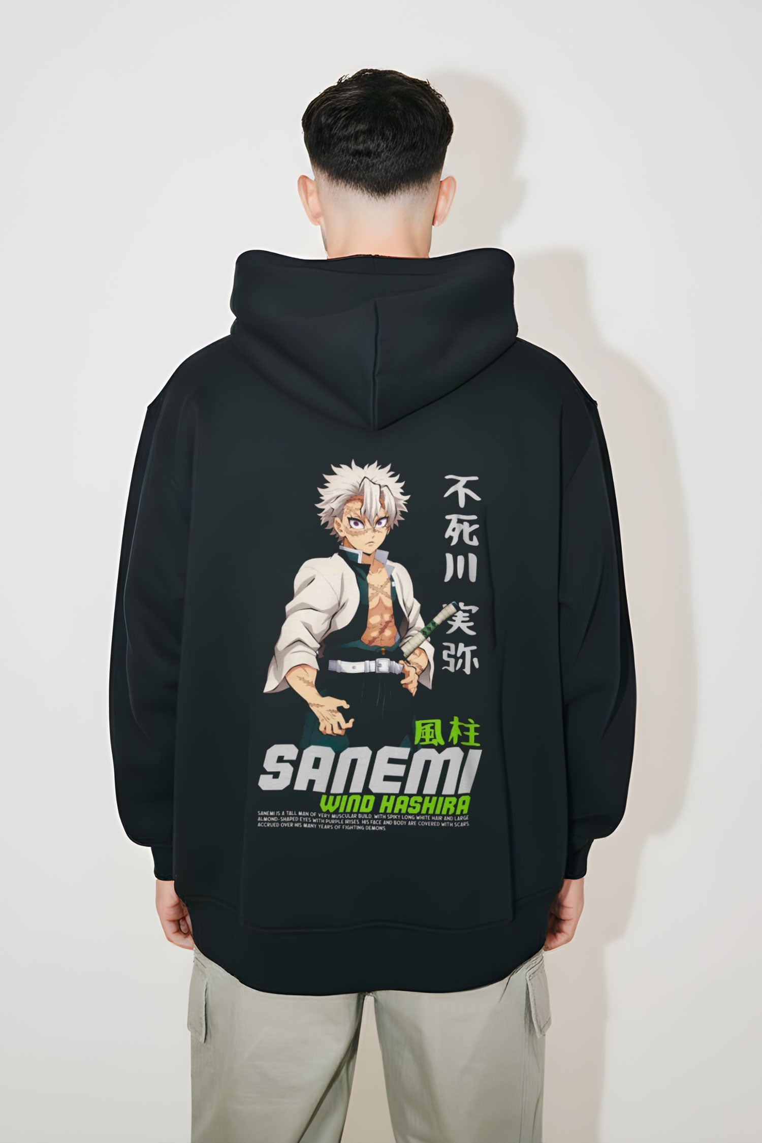 Demon Slayer Sanemi Shinazugawa Oversized Hoodie
