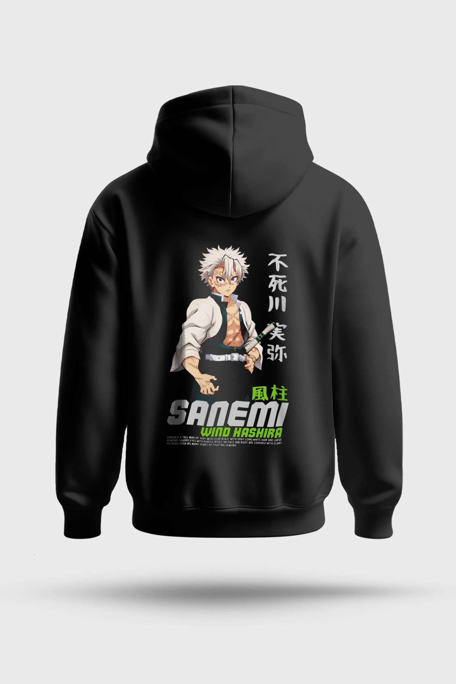 Demon Slayer Sanemi Shinazugawa Oversized Hoodie