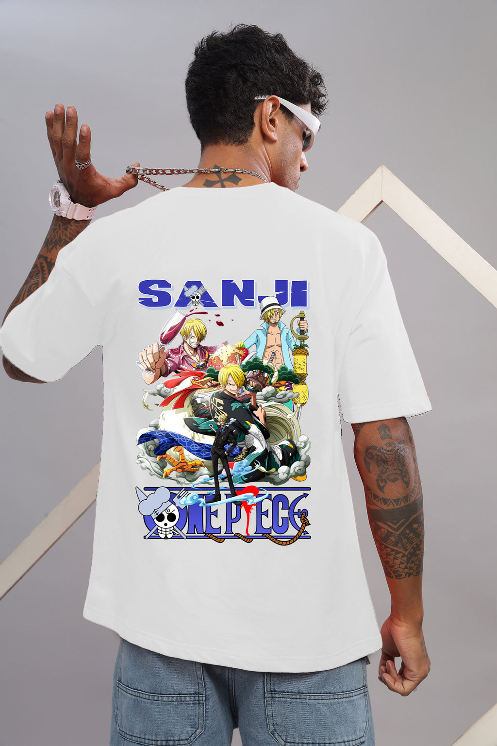 One Piece "Black Leg" Sanji Oversized T-Shirt