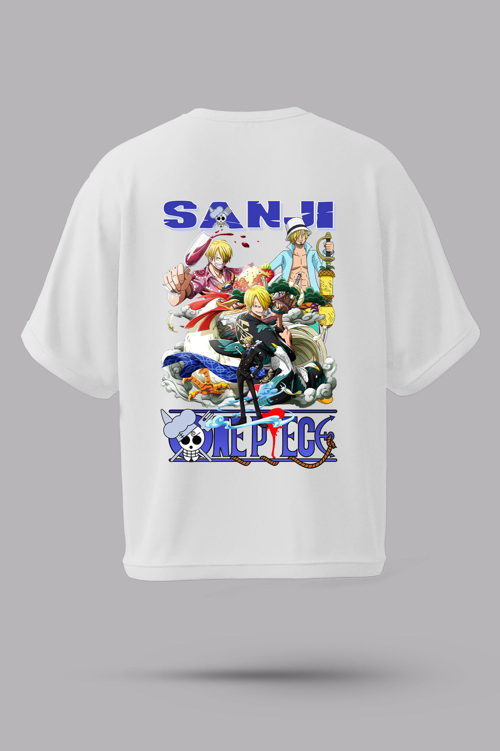 One Piece "Black Leg" Sanji Oversized T-Shirt