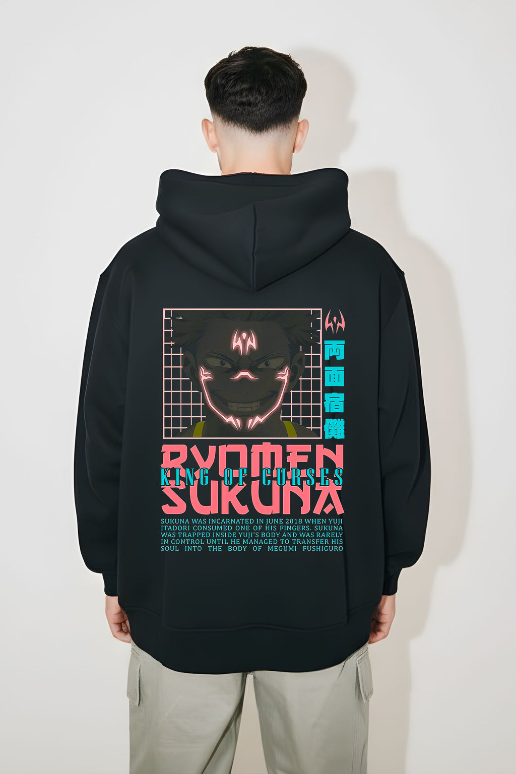 Jujutsu Kaisen Ryomen Sukuna Oversized Hoodie
