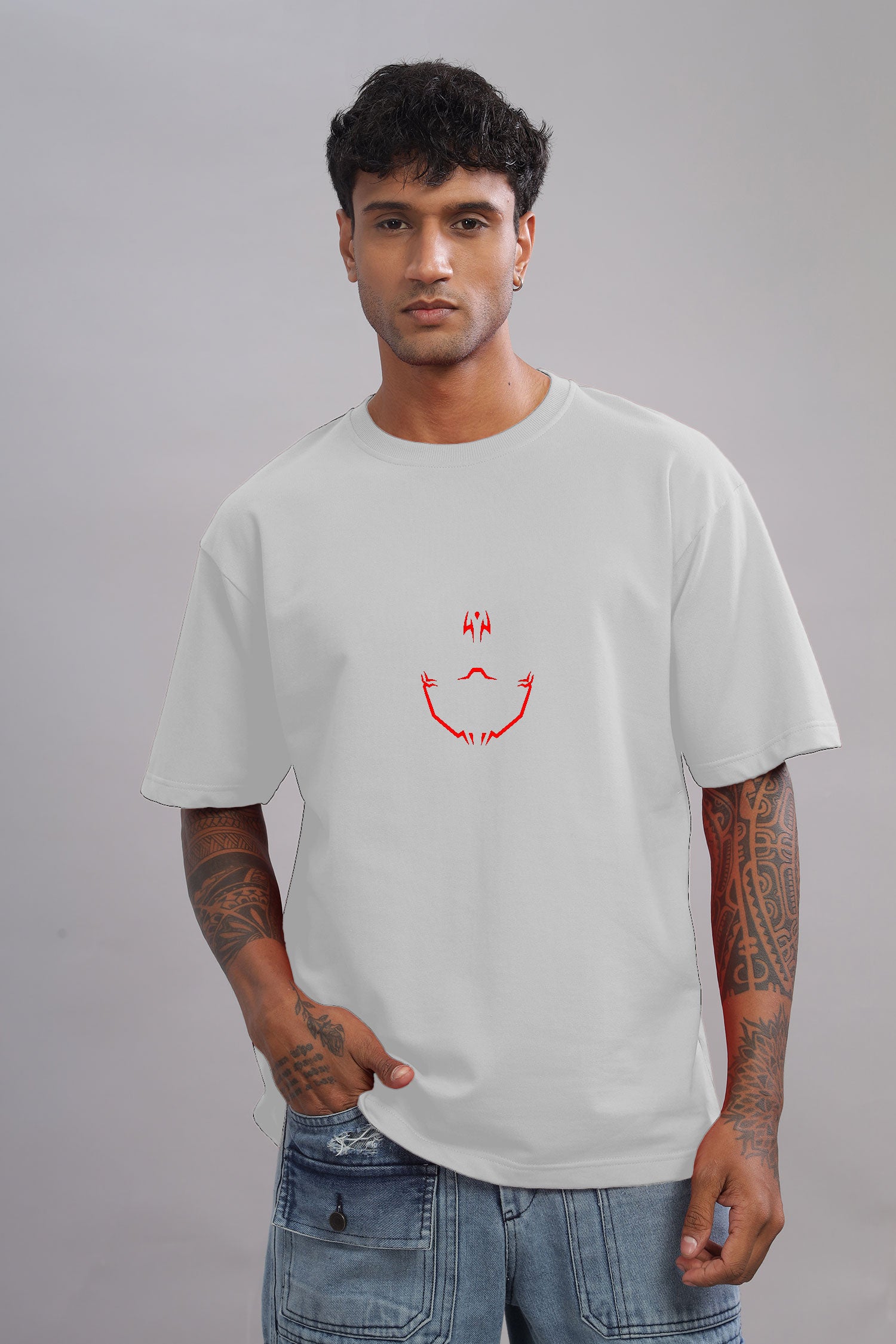 Sukuna Streetwear Style Oversized T-Shirt