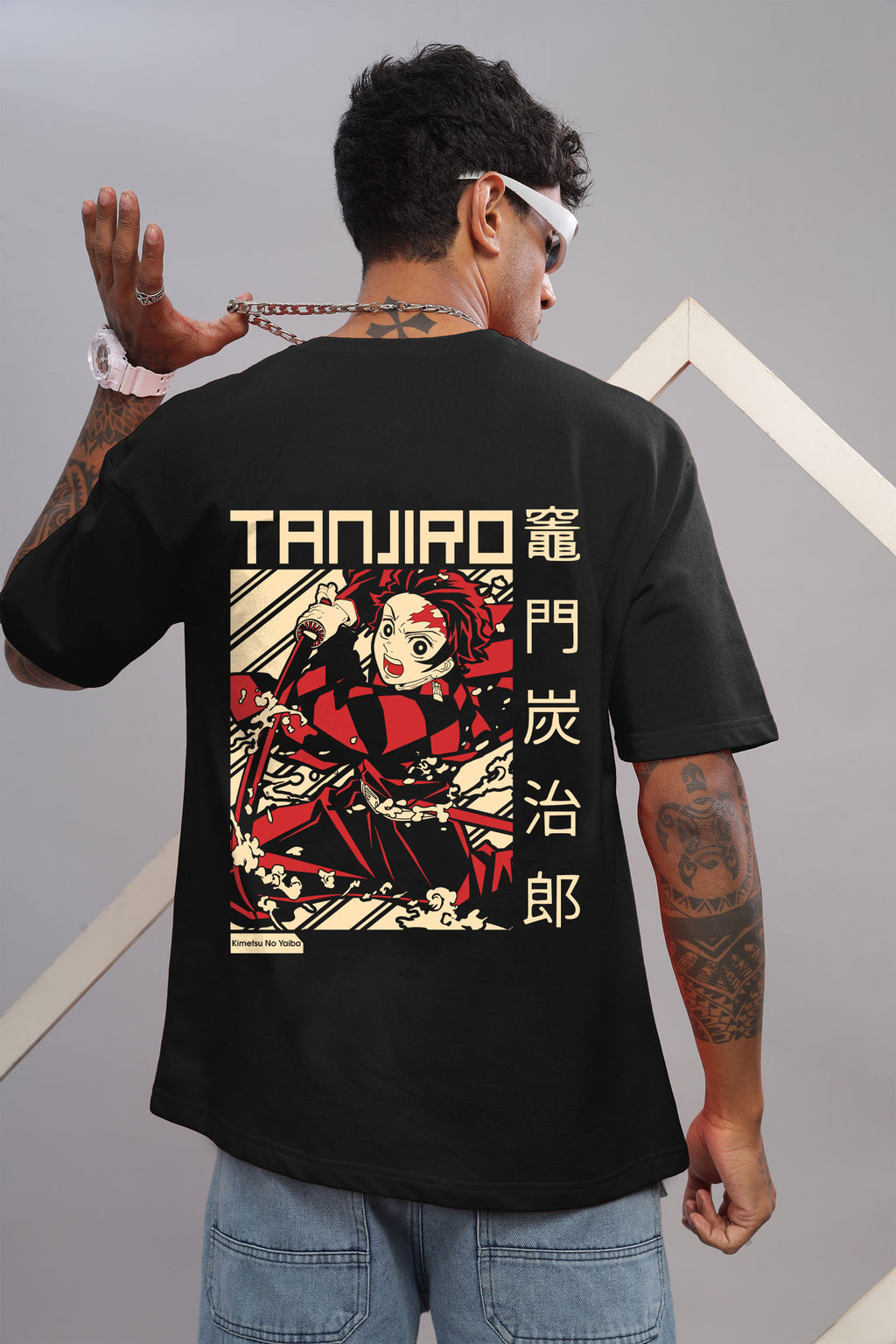 Tanjiro Kamado Oversized Anime T-Shirt