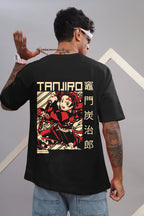 Tanjiro Kamado Oversized Anime T-Shirt