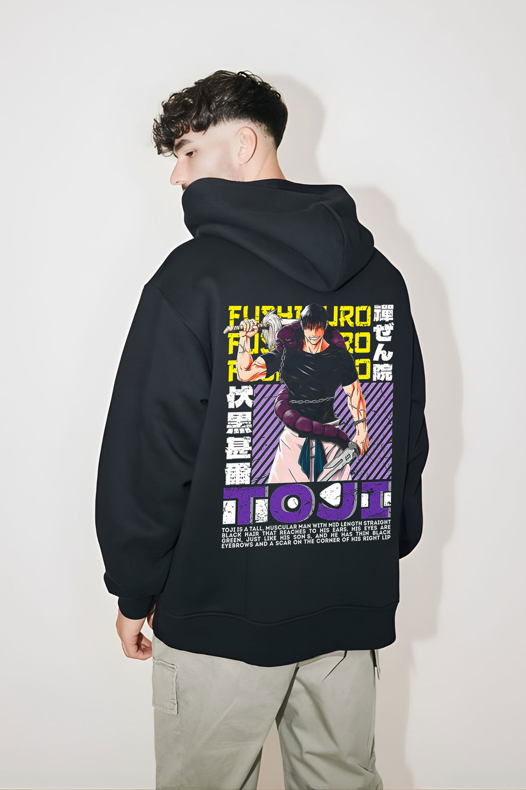 Jujutsu Kaisen Toji Fushiguro Oversized Hoodie