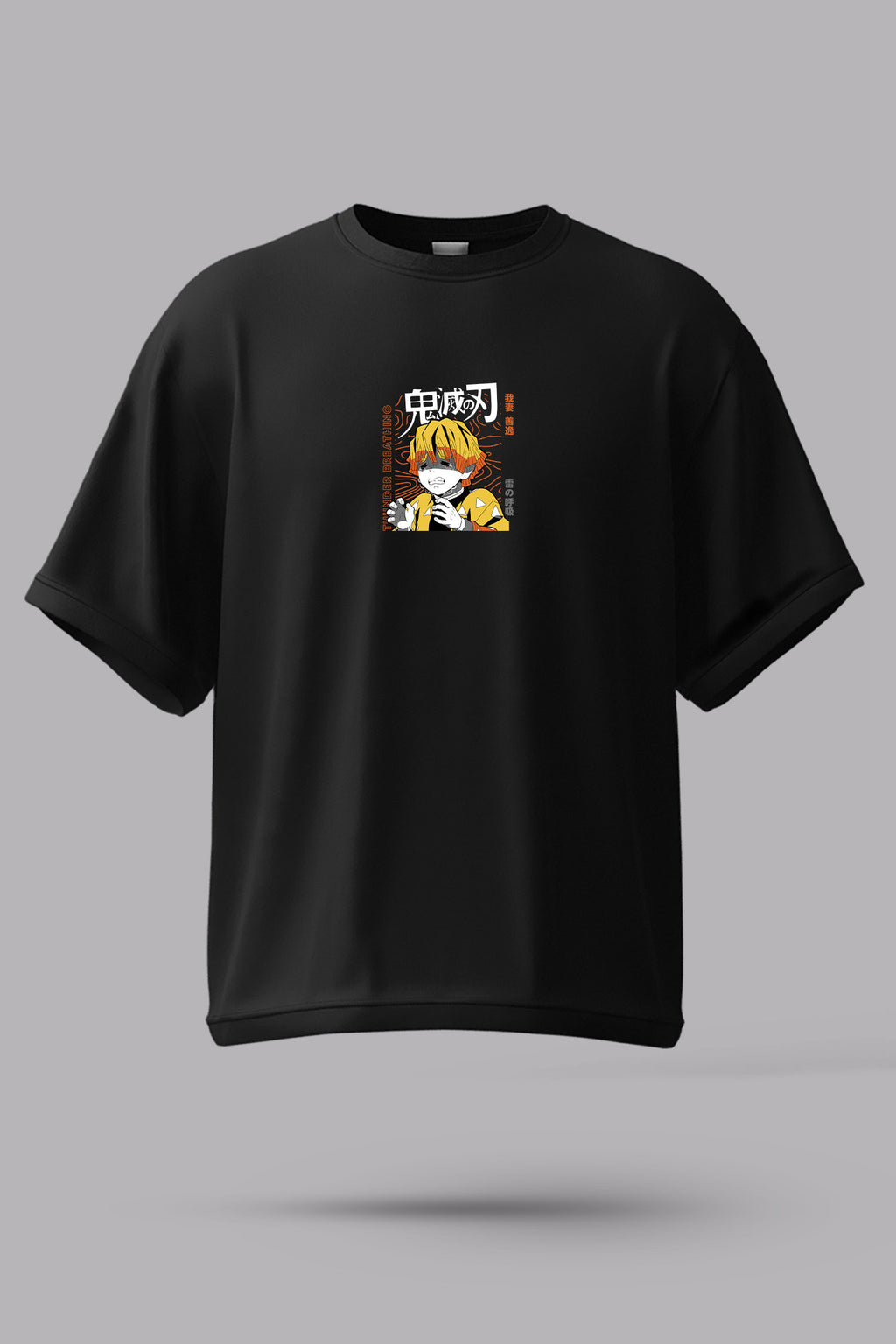 Zenitsu Agatsuma Oversized Anime T-Shirt
