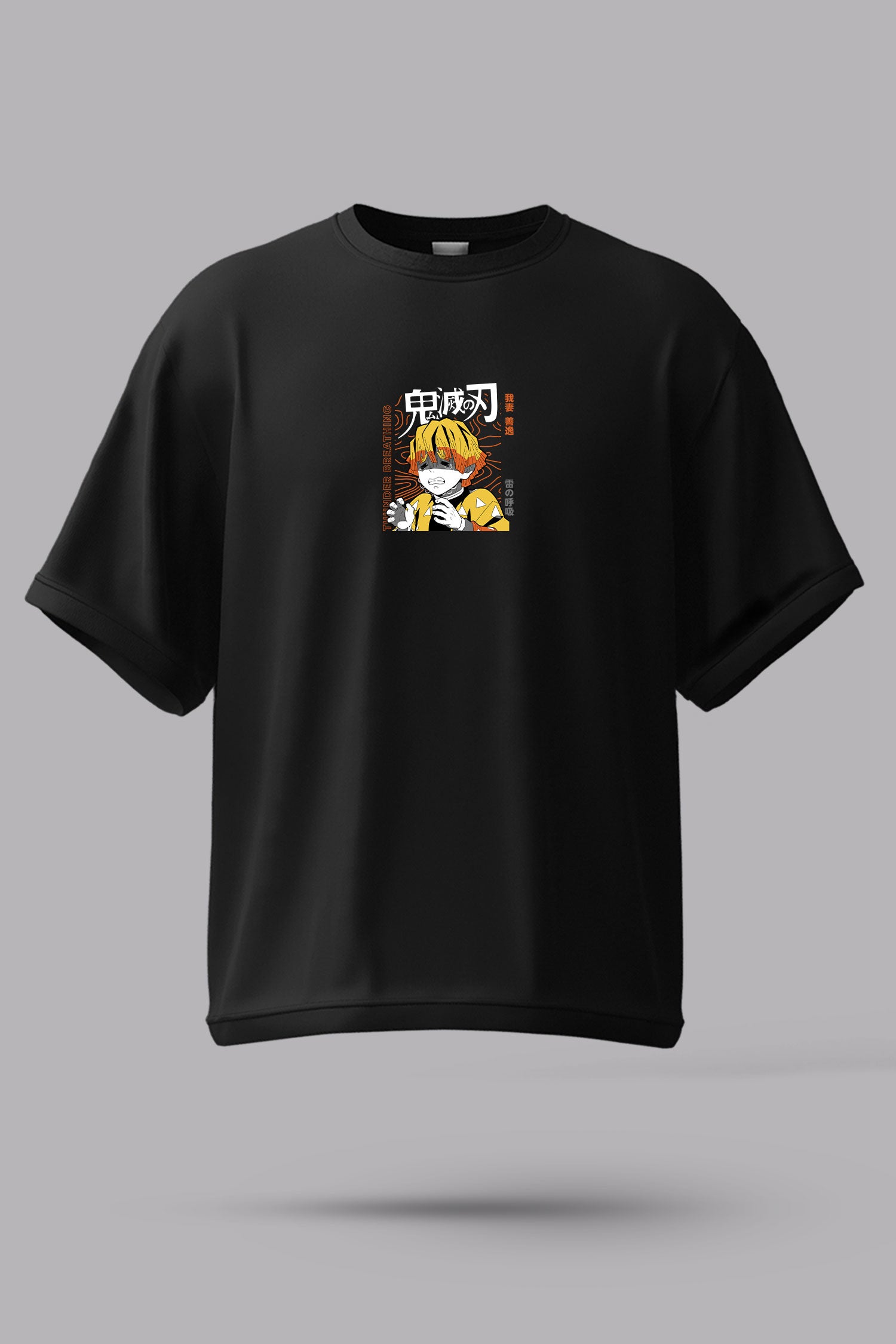 Zenitsu Agatsuma Oversized Anime T-Shirt